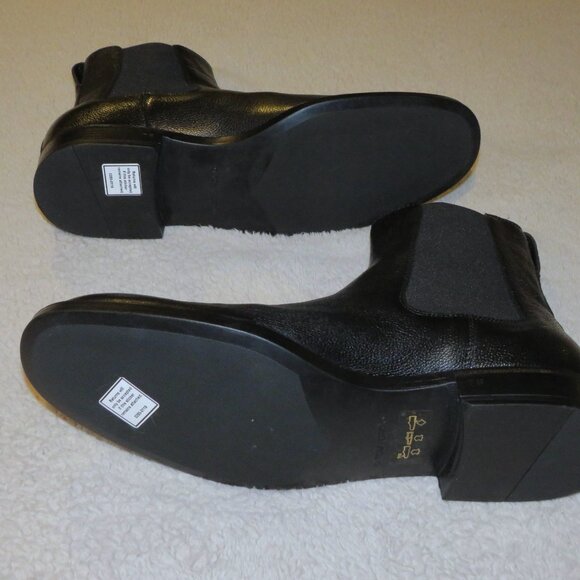 Tom Ford Robert Black Grain Leather Plain Toe Chelsea Boot 11 main image 7
